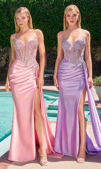 Ladivine Long Formal Dress CD722 - Image
