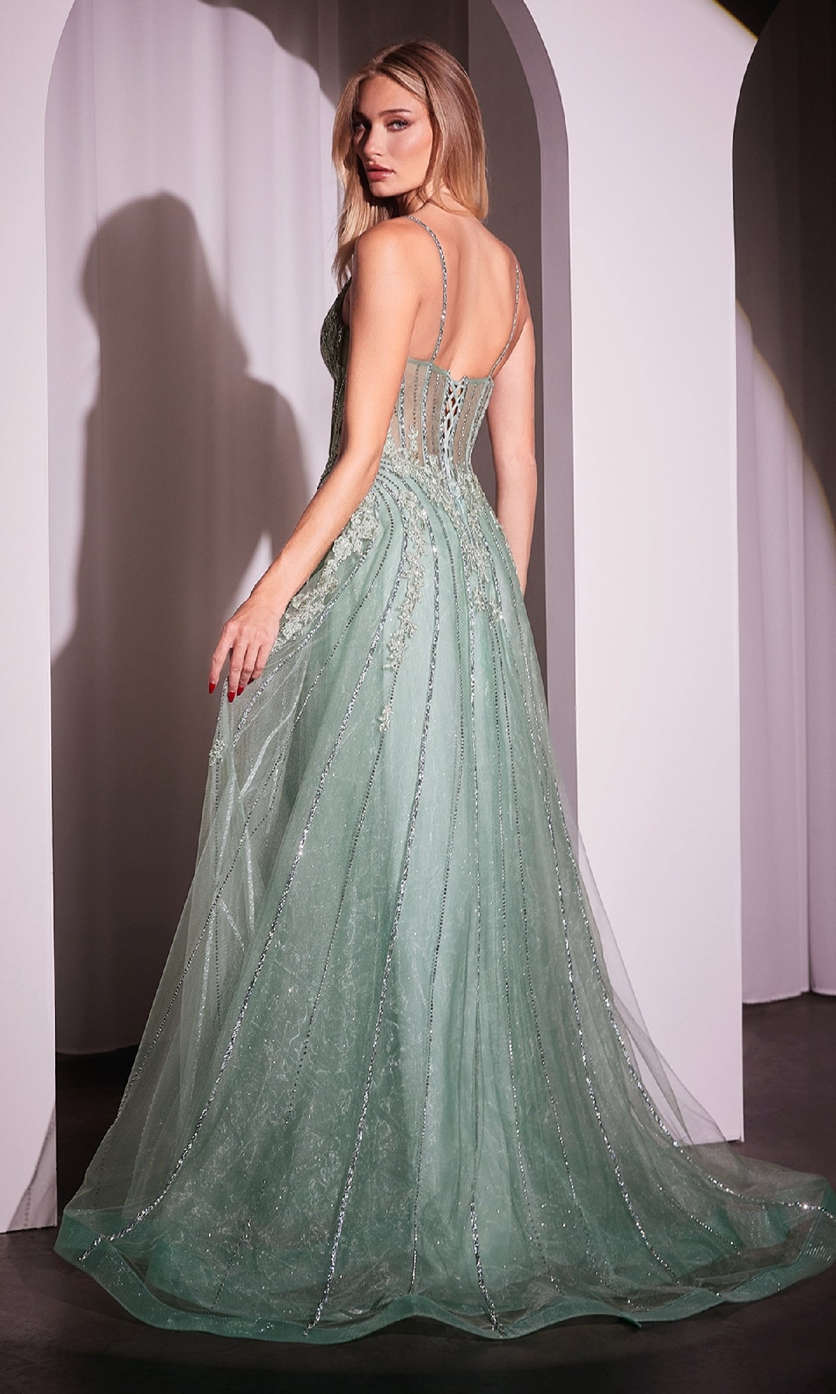 Ladivine Long Formal Dress CD786