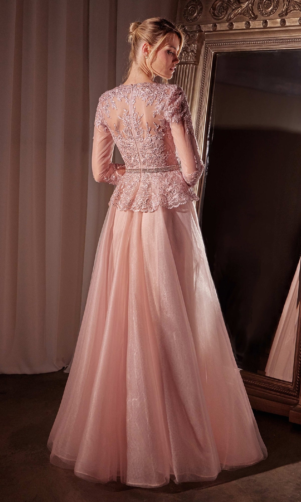 LaDivine CD789CL Prom Dress - Dusty Rose | NewYorkDress LaDivine CD789CL Prom Dress - Dusty Rose | NewYorkDress