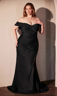 Black Ladivine Long Formal Dress CD790C