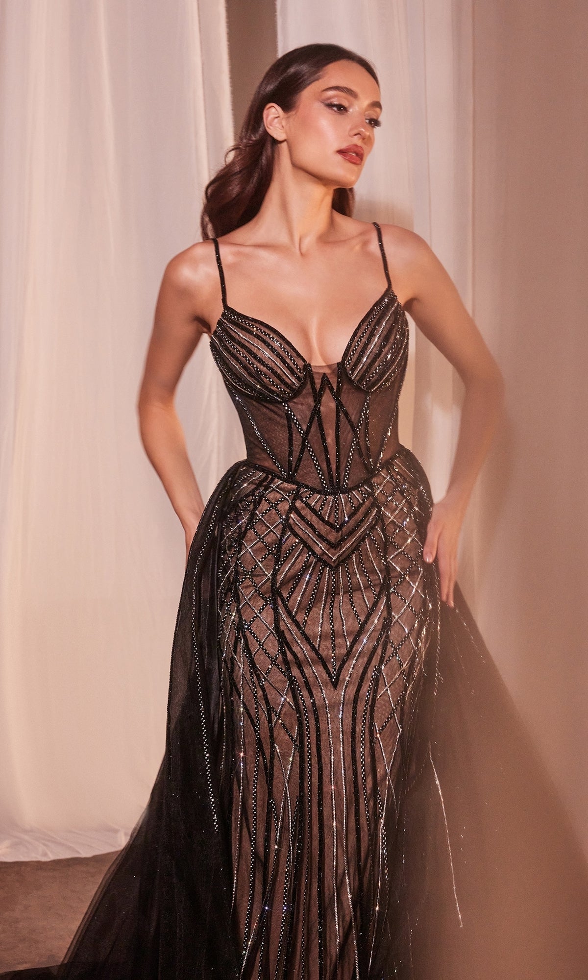 Ladivine Long Formal Dress CD863