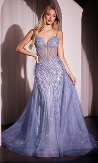 Lilac Ladivine Long Formal Dress CD863