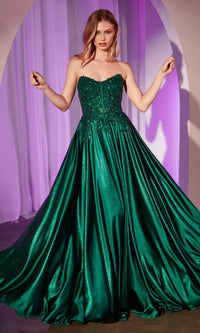 Emerald Ladivine Long Prom Dress CDS525