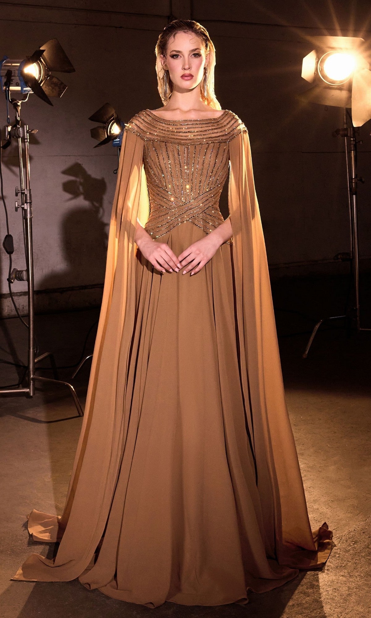 Ladivine Long Formal Dress Cl08 - Image