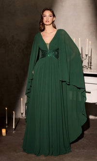 Emerald Ladivine Long Formal Dress Cm8244 - Image