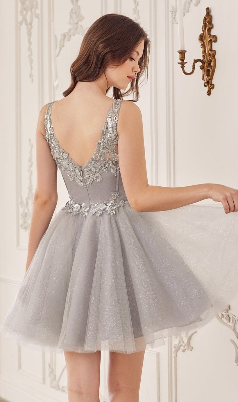  Ladivine Short Party Dress cy019 - Image