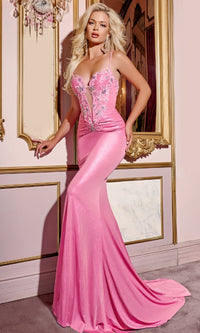 Pink Jovani Long Formal Dress d5046