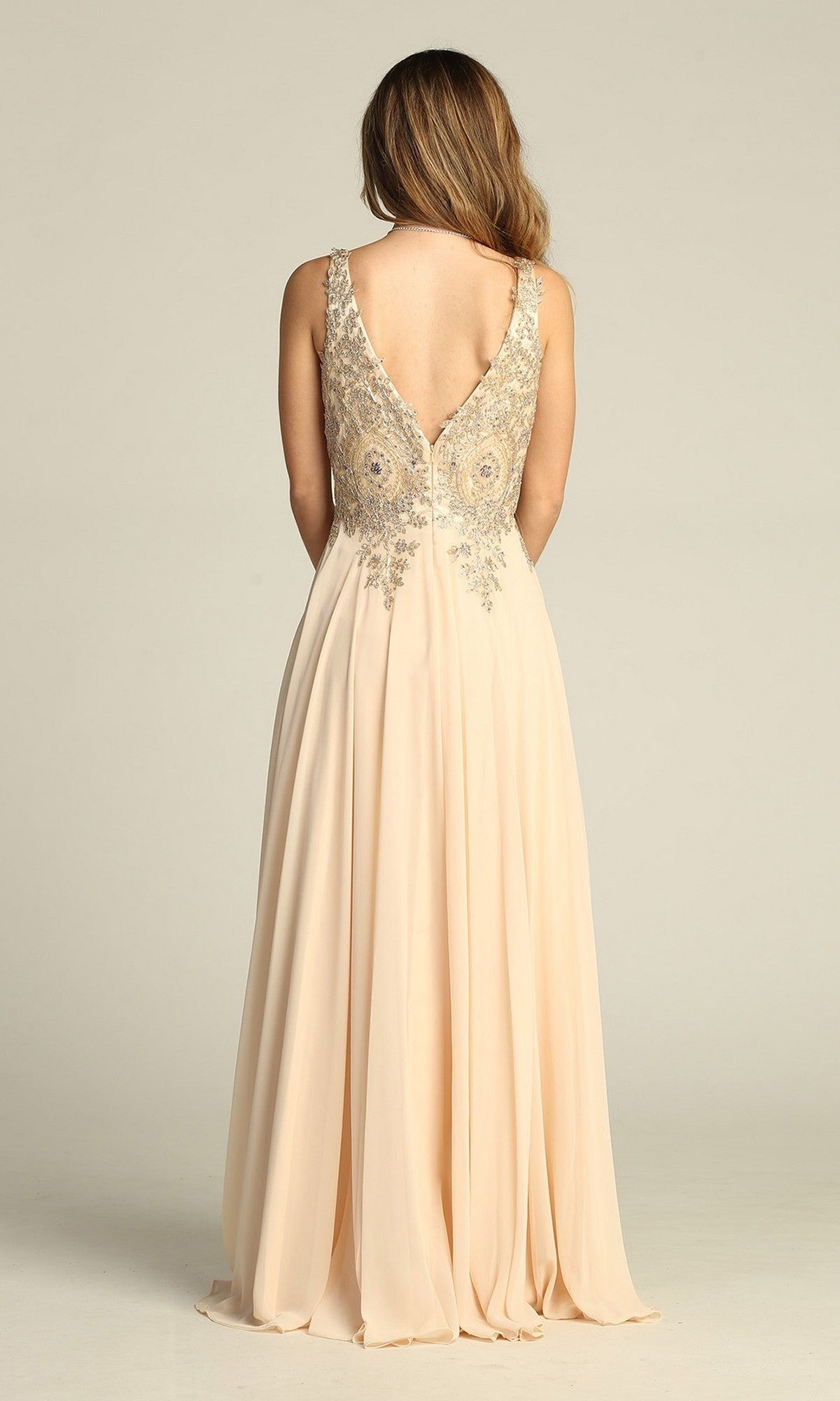 Chicas Long Mother of the Bride Dress DM4006