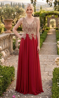 Chicas Long Mother of the Bride Dress DM4006