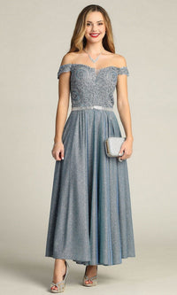 Blue Chicas Long Formal Dress DM4027