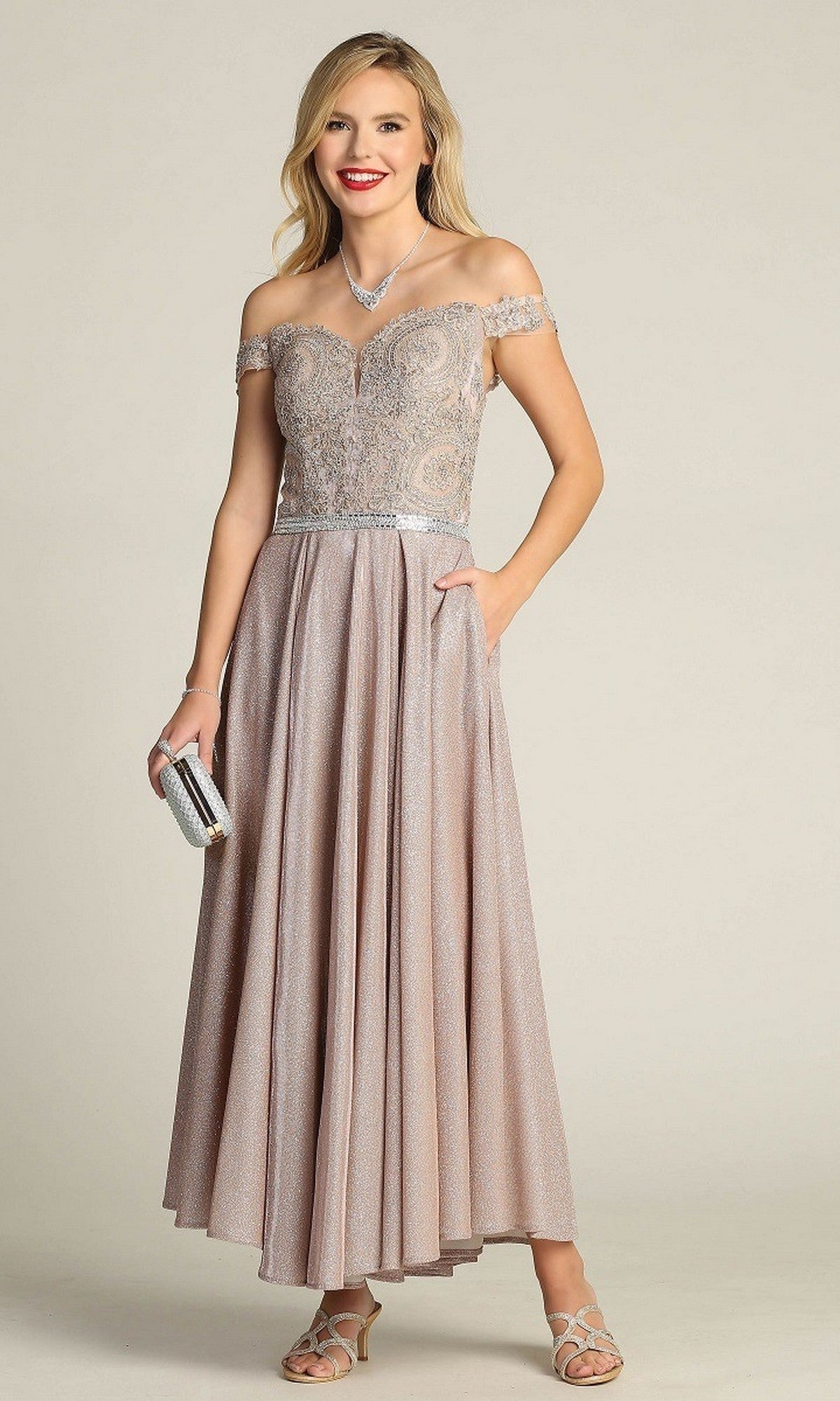 Rose Chicas Long Formal Dress DM4027