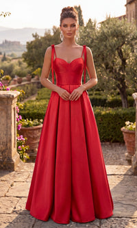 Red Chicas Long Formal Dress DM8033