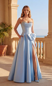 Blue Chicas Long Formal Dress DM9003