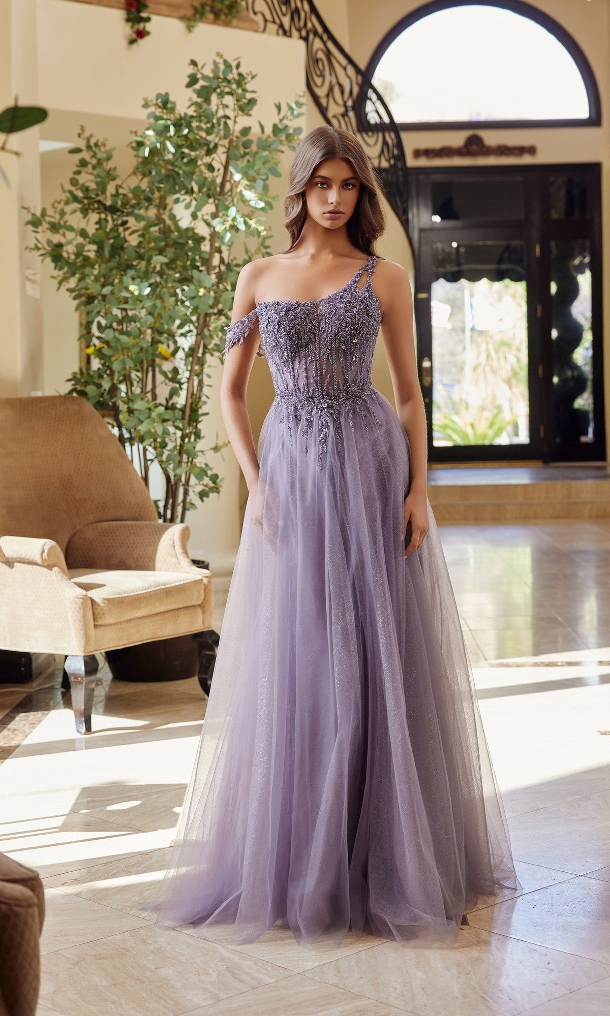English Violet Nox Anabel Long Prom Dress F1567