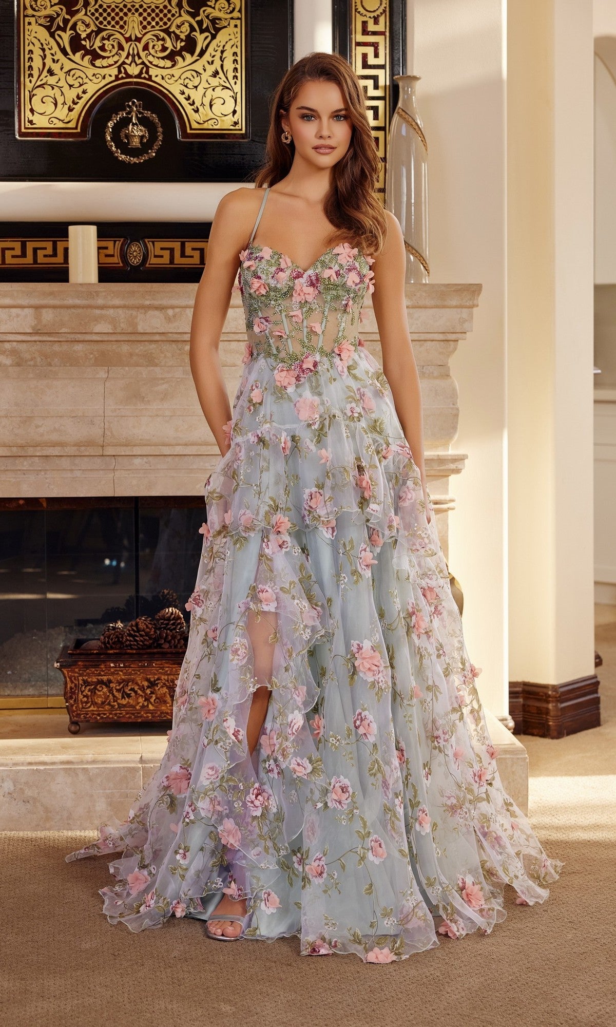 Nox Anabel Long Prom Dress g1783 - Image