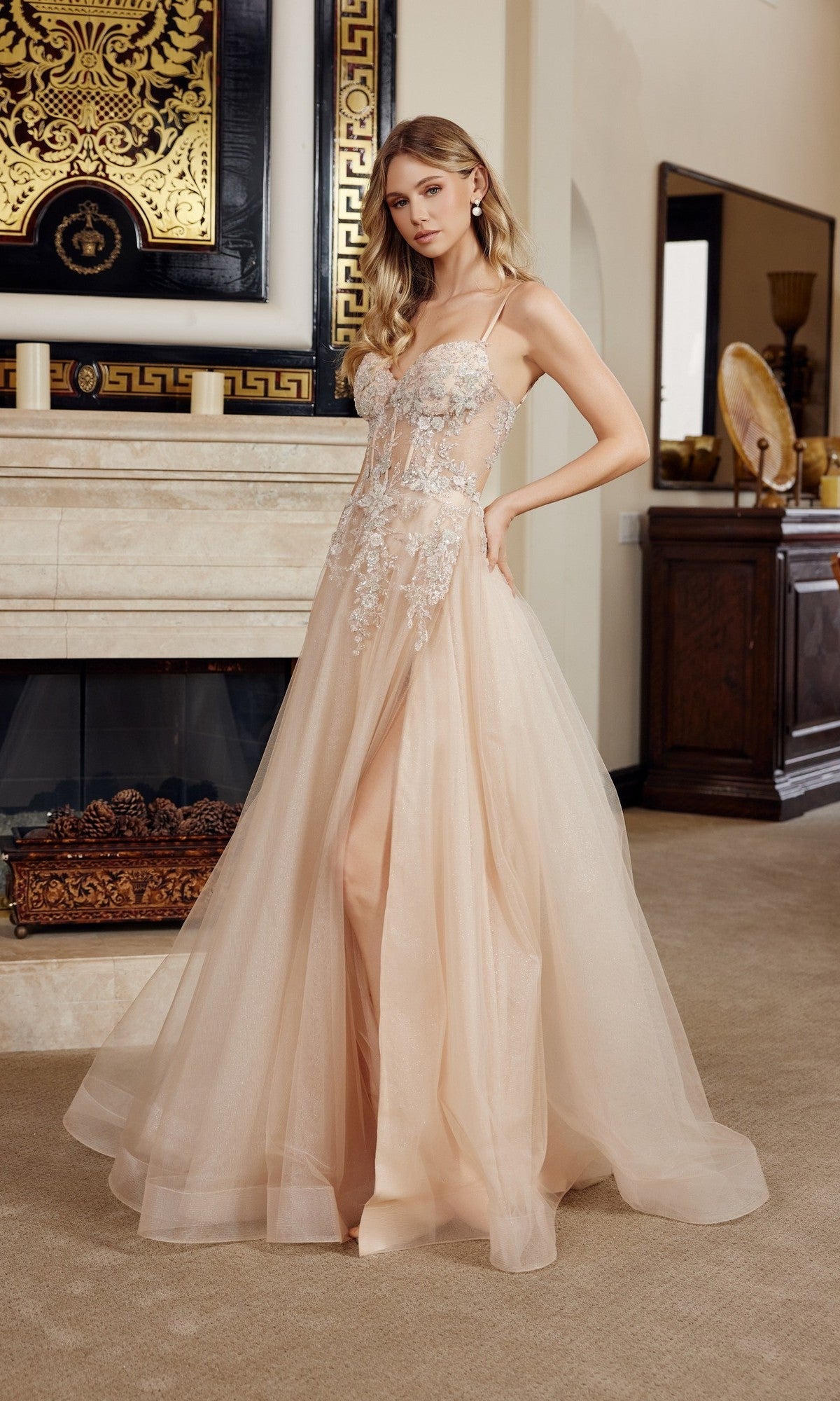 Nox Anabel Long Prom Dress g1787 - Image
