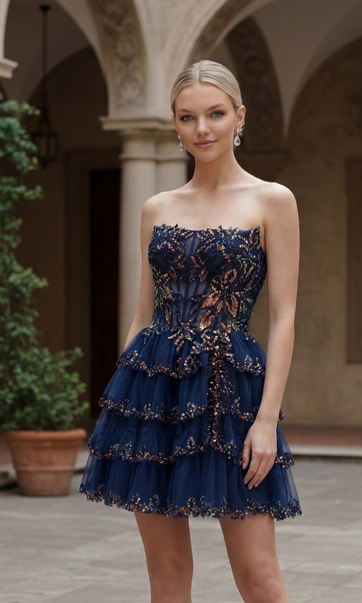 Nox Anabel Short Cocktail Party Dress G7043