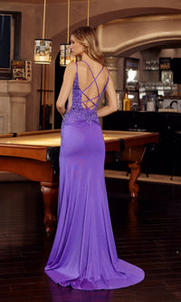 Nox Anabel Long Prom Dress h1873 - Image