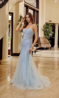 Blue Nox Anabel Long Prom Dress h1874 - Image