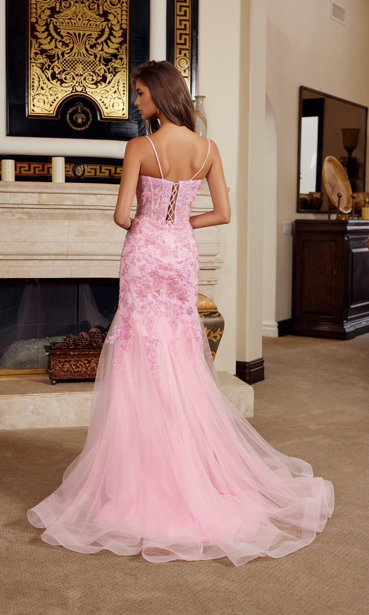 Nox Anabel Long Prom Dress h1874 - Image