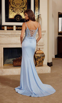 Nox Anabel Long Prom Dress h1875 - Image