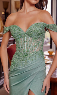 Nox Anabel Long Prom Dress h1879 - Image