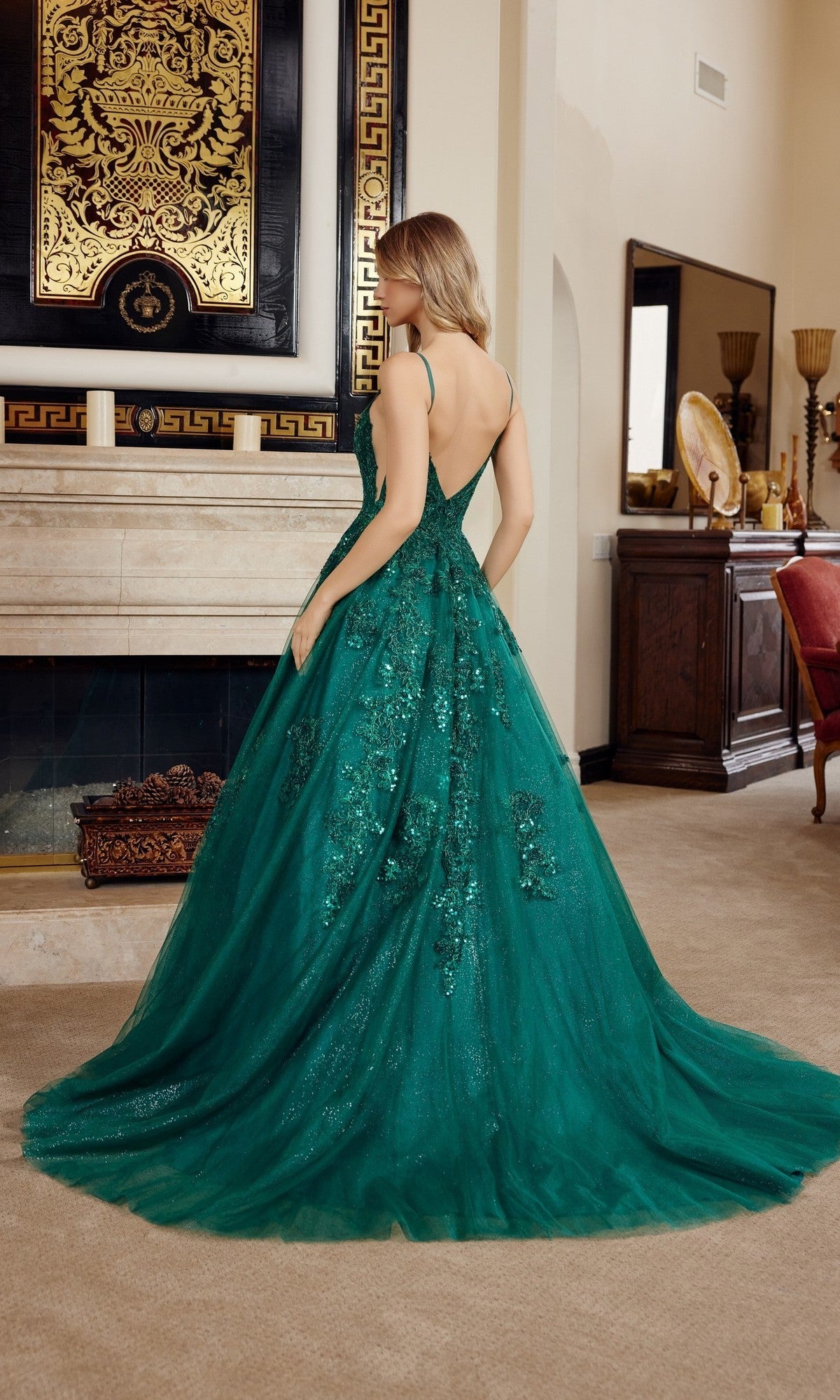 Nox Anabel Long Prom Dress h1880 - Image