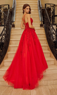 Nox Anabel Long Prom Dress h1883 - Image