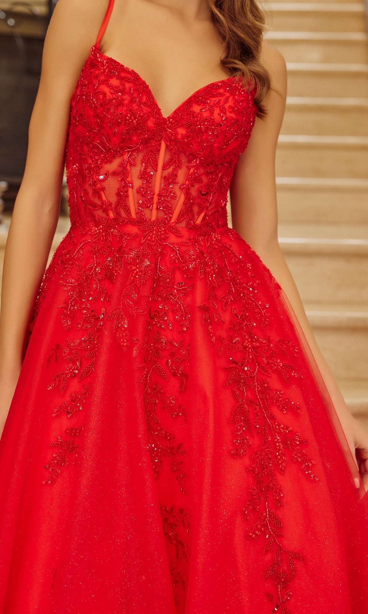 Nox Anabel Long Prom Dress h1883 - Image
