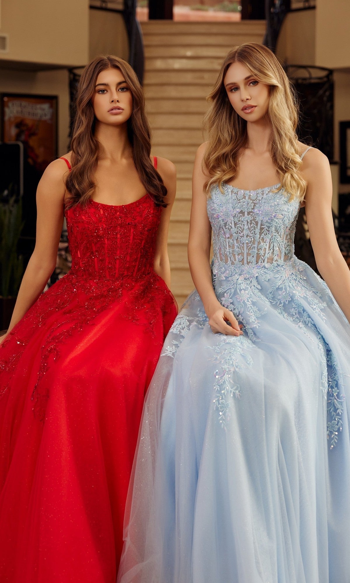 Nox Anabel Long Prom Dress h1886 - Image