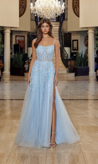 Blue Nox Anabel Long Prom Dress h1886 - Image
