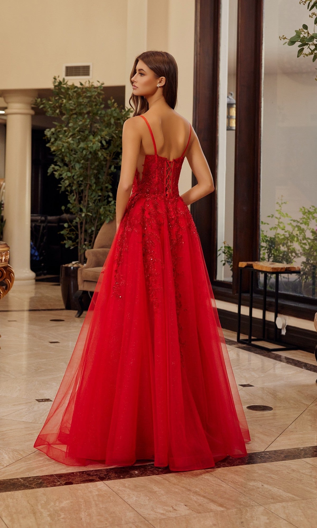 Nox Anabel Long Prom Dress h1886 - Image
