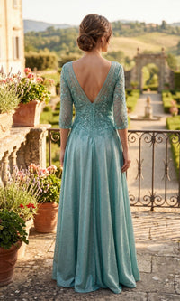 Chicas Long Mother of the Bride Dress J052