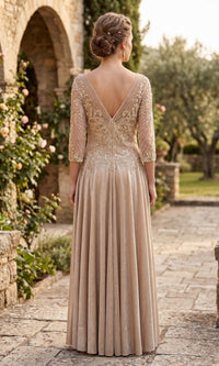 Chicas Long Mother of the Bride Dress J052