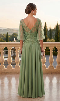 Chicas Long Mother of the Bride Dress J064