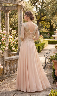 Chicas Long Mother of the Bride Dress J070