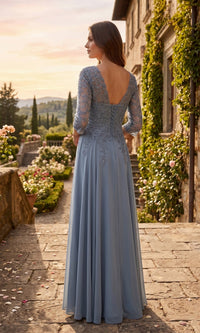 Chicas Long Mother of the Bride Dress J070