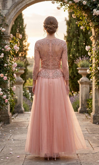Chicas Long Mother of the Bride Dress J082