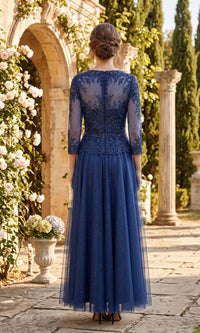 Chicas Long Mother of the Bride Dress J082