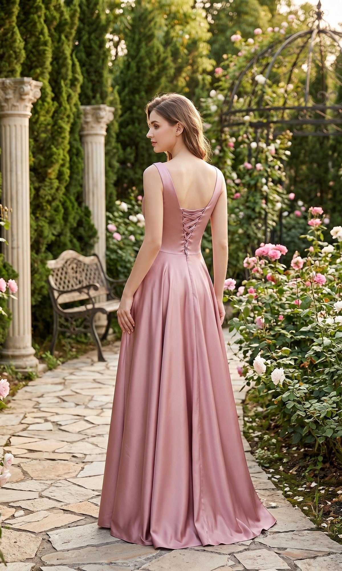 Chicas Long Formal Dress J112