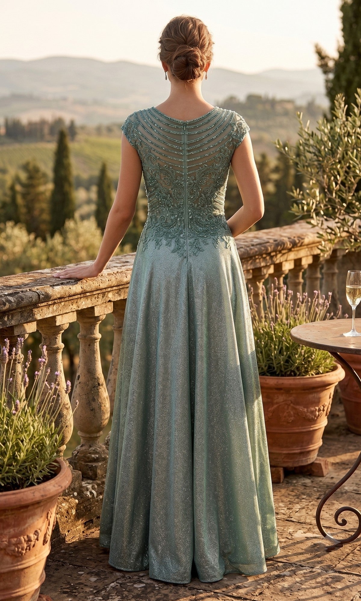 Chicas Long Mother of the Bride Dress J132