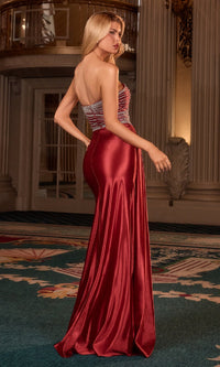 Ladivine Long Formal Dress J886 - Image