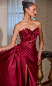 Ladivine Long Formal Dress J887 - Image