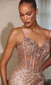 Ladivine Long Formal Dress J889 - Image