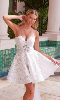 White Nox Anabel Short Party Dress JQ1017
