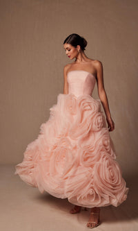 Peach Nox Anabel Long Prom Dress JQ1037