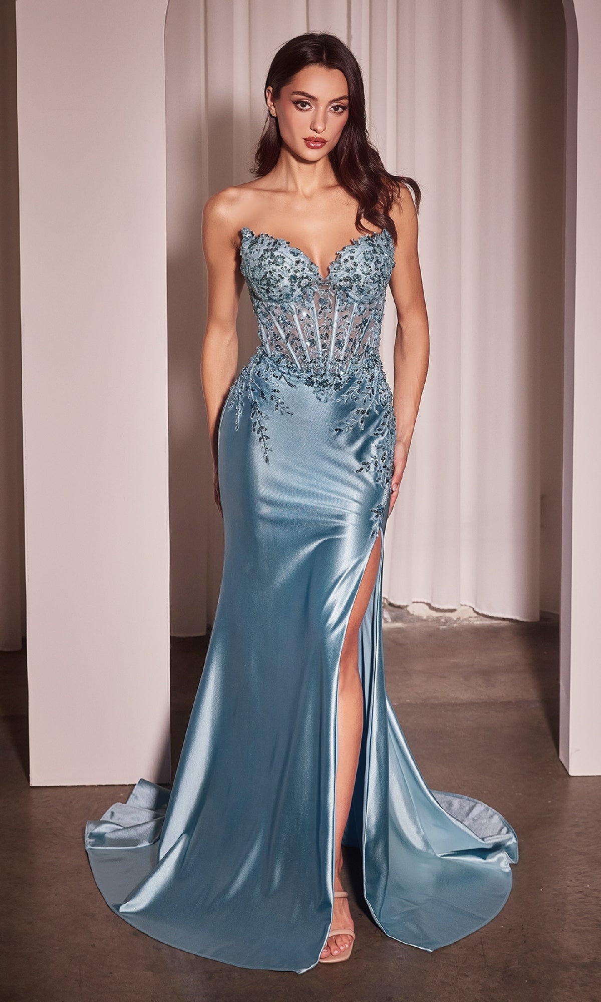 Ladivine KV1112 Prom Dress - Black | NewYorkDress Ladivine KV1112 Prom Dress - Black | NewYorkDress