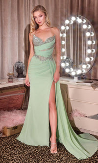 Sage Ladivine Long Prom Dress kv1143 - Image
