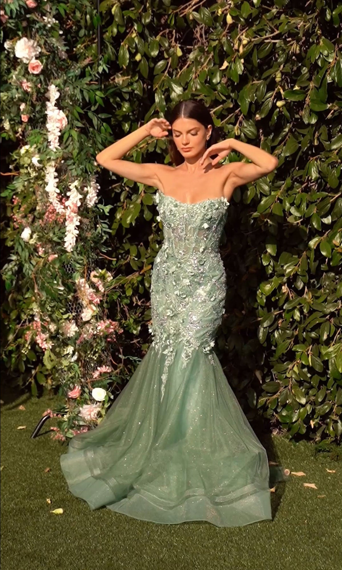 Andrea and Leo Long Formal Dress MA101