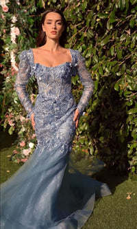 Andrea and Leo Long Formal Dress MA101